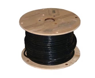 500 ft. 2 Black Stranded AL SIMpull THHN Wire